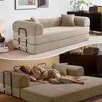 Sofaqo Boneless Couch Convertible Futon Sofa Bed