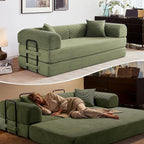 Sofaqo Boneless Couch Convertible Futon Sofa Bed